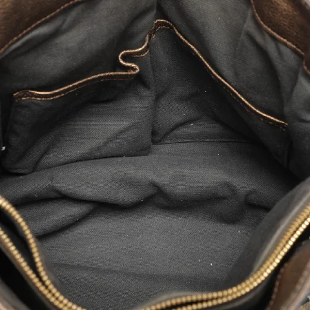 Burberry Vintage Pre-owned Leather handbags Beige Dames