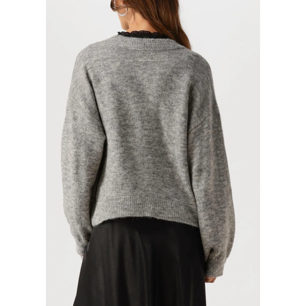 moss copenhagen Hope Cardigan in antraciet Gray Dames