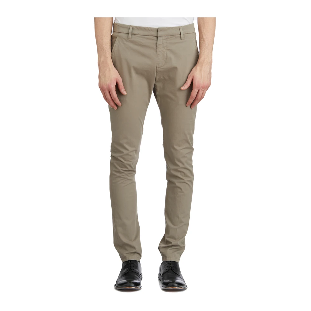 Dondup Katoenen Gaubert Broek Beige Heren