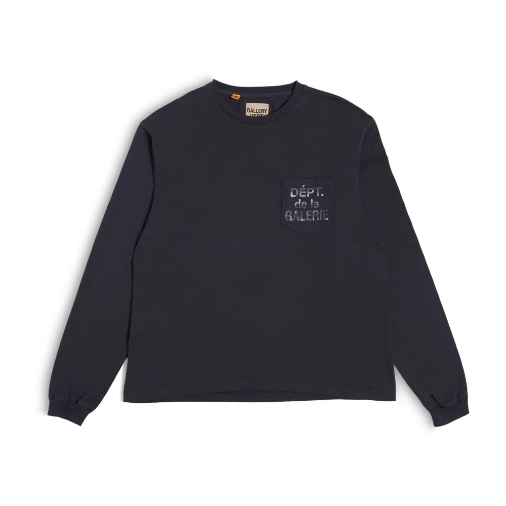 Gallery Dept. Frans Logo Zak Longsleeve 'Vintage Zwart' Black Heren