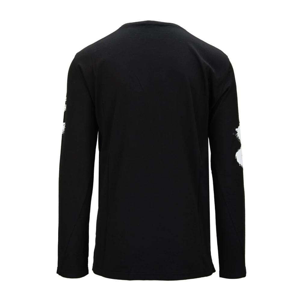 alexander mcqueen Heren Katoenen Longsleeve T-shirt Black Heren