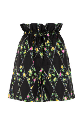 shorts-taille-haute-a-imprime-floral