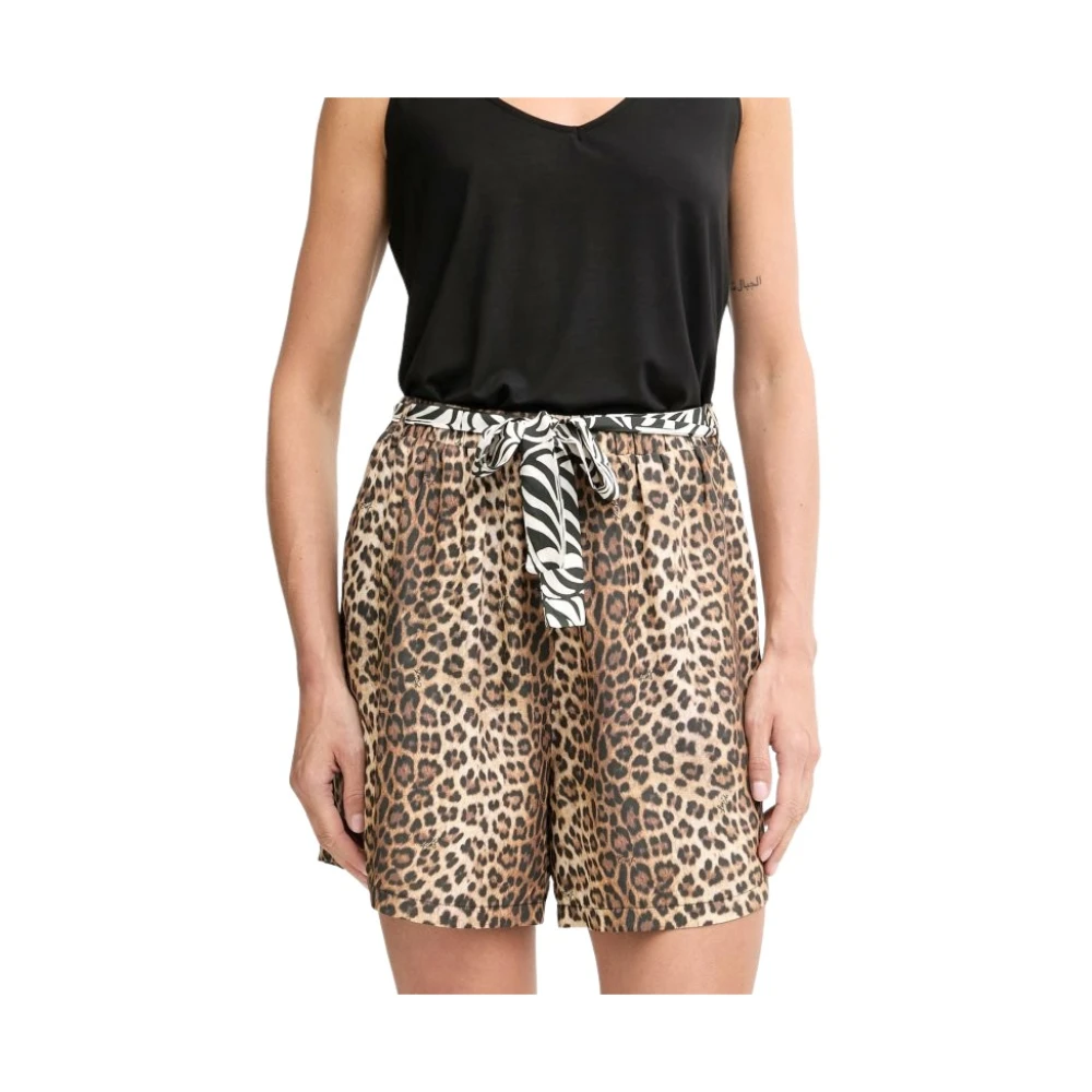 Liu Jo Damen Braun Shorts, Lgröße: