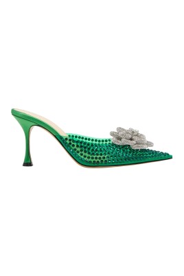 green-mules-with-crystal-flower