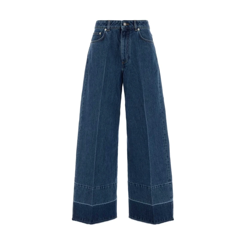 Givenchy Blue Wide Jeans, Female, W28, Jeans