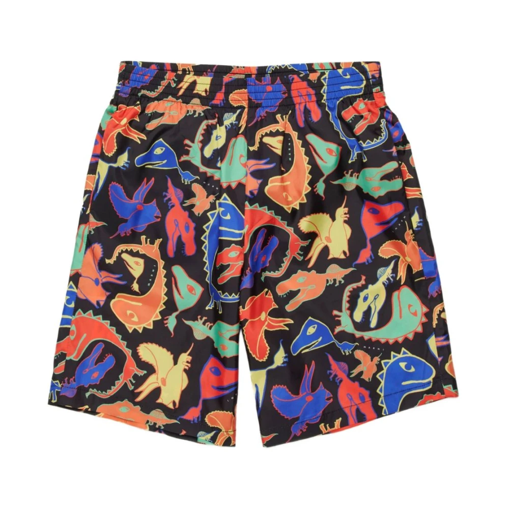 Marni Black Sea Swimsuit - Male - Kids Swimming Trunks - 10 Y - Kids