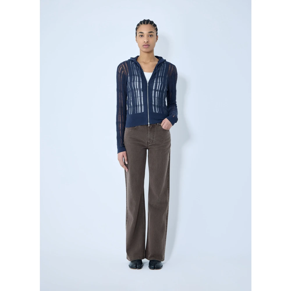Our Legacy Straight Leg Jeans Brown Dames