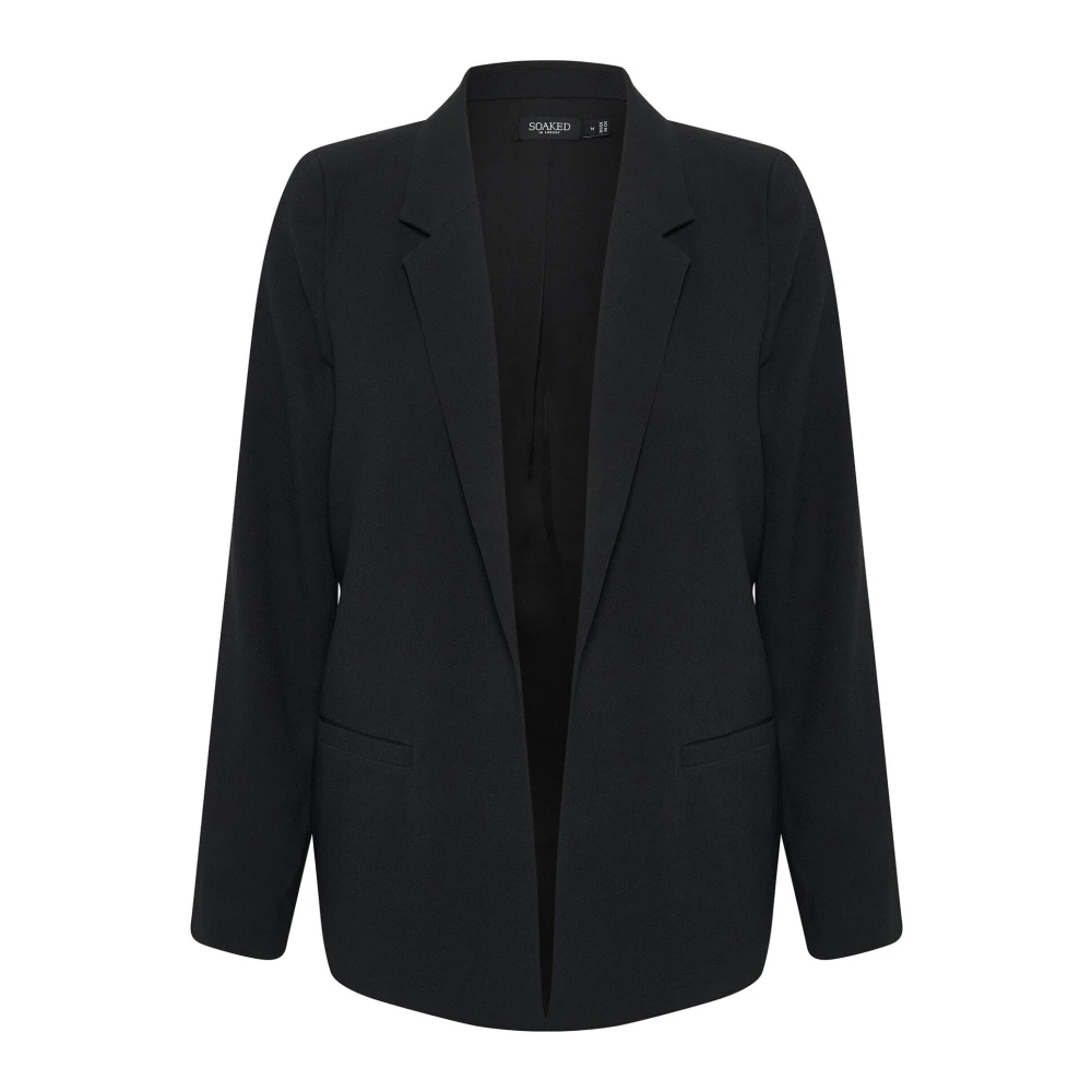 Soaked In Luxury Black Blazers, Female, L, Blazer With Long Sleeves