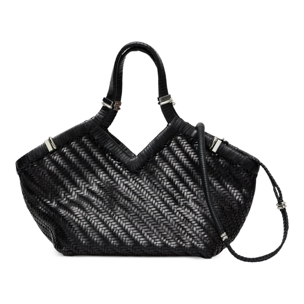 Benedetta Bruzziches Women's Black Shopping Bags, One Size, Nightly Tote Bag