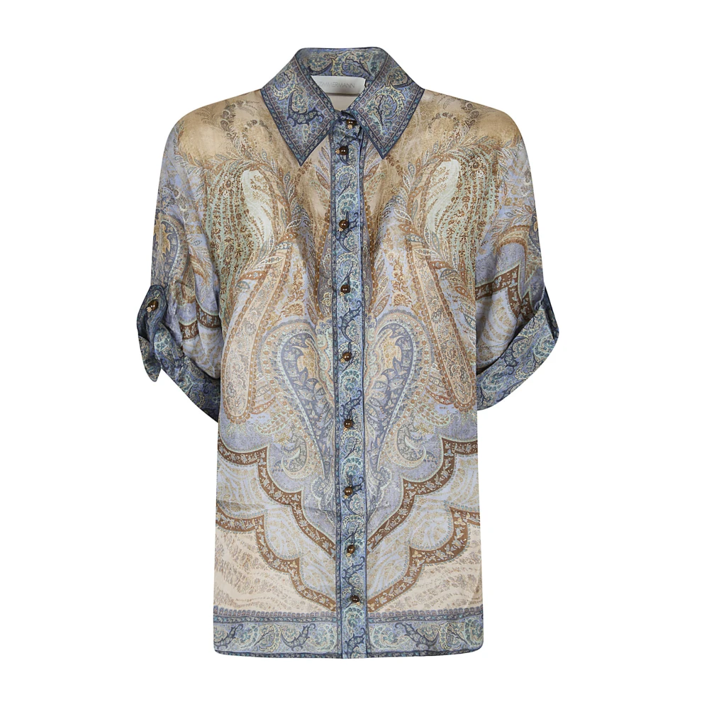 Zimmermann Women's Wanderlust Short Sleeve Shirt