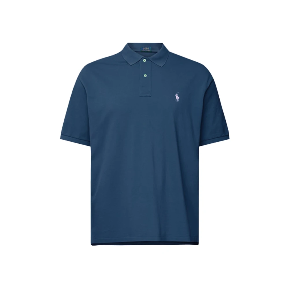 Polo Ralph Lauren Blauwe poloshirt met korte mouwen Blue Heren