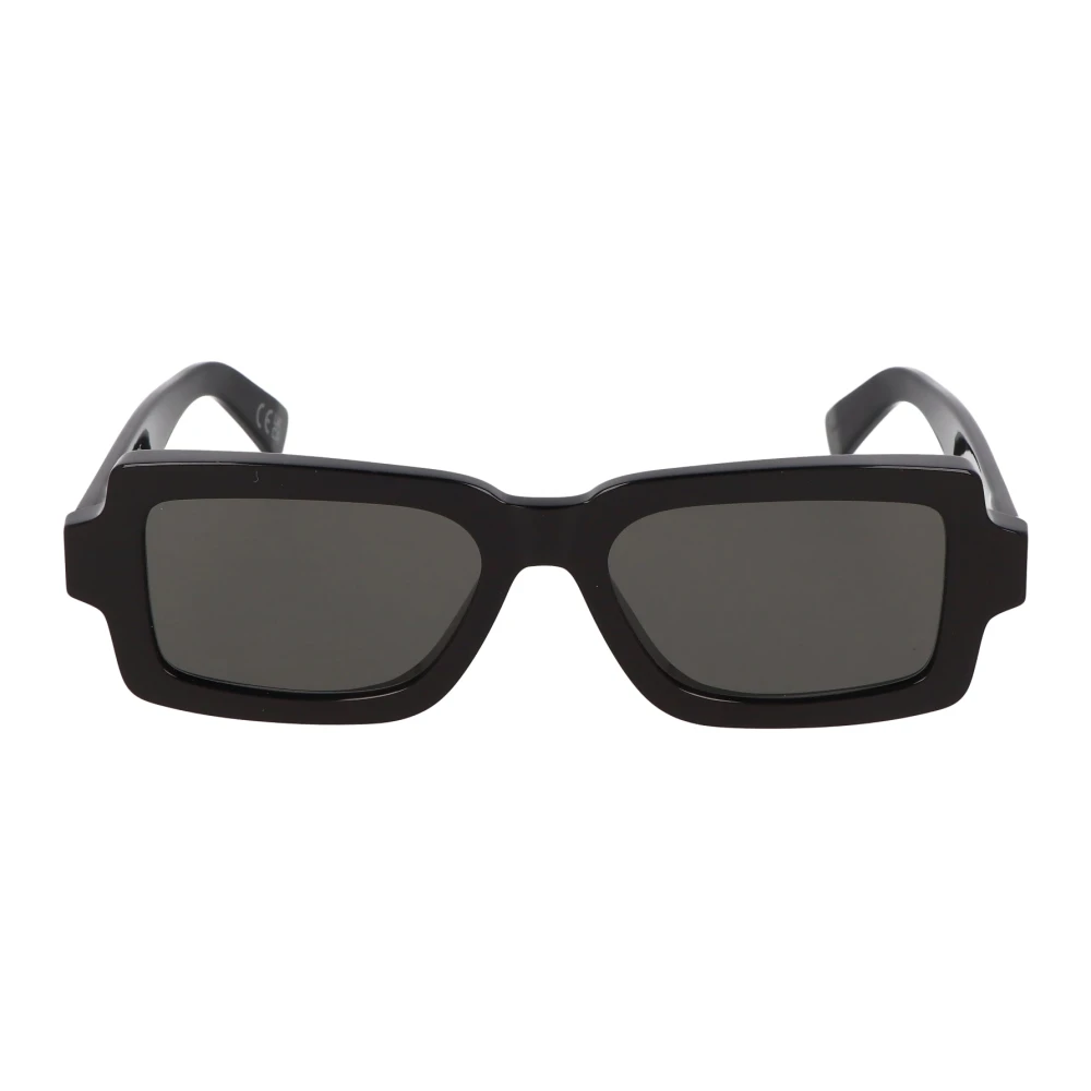 Retrosuperfuture Unisex Black Rectangular Sunglasses Pilastro