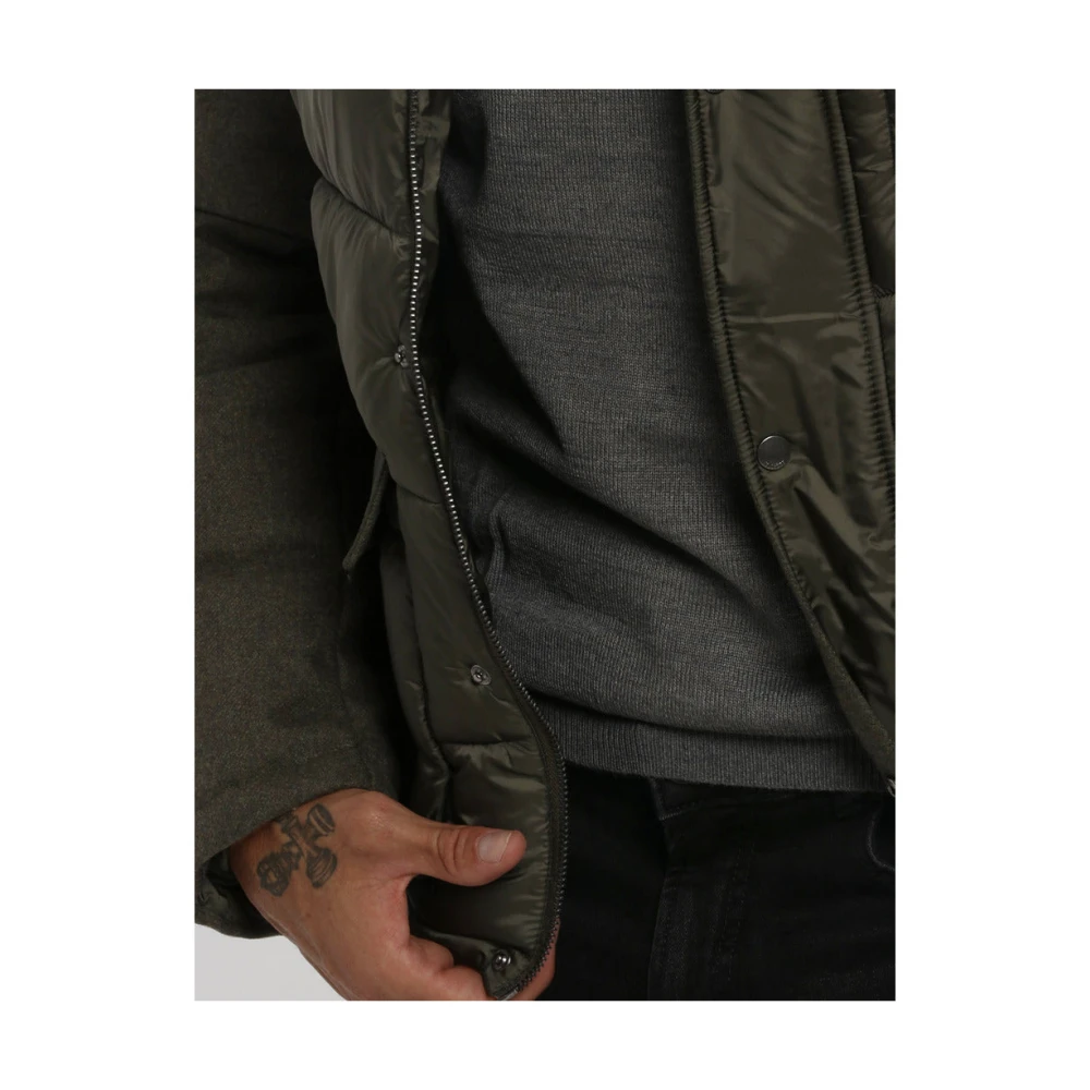 YES ZEE Kleding Jassen Green Heren