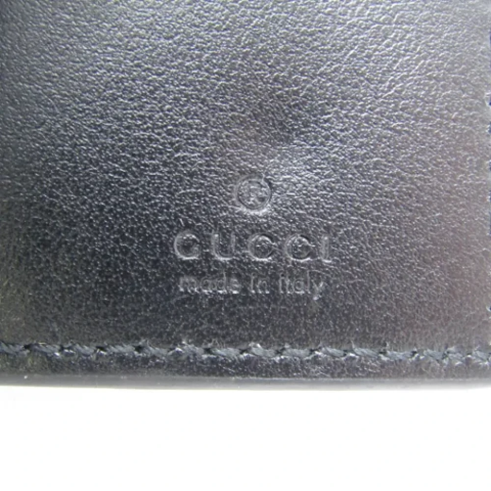 Gucci Vintage Pre-owned Leather key-holders Black Dames