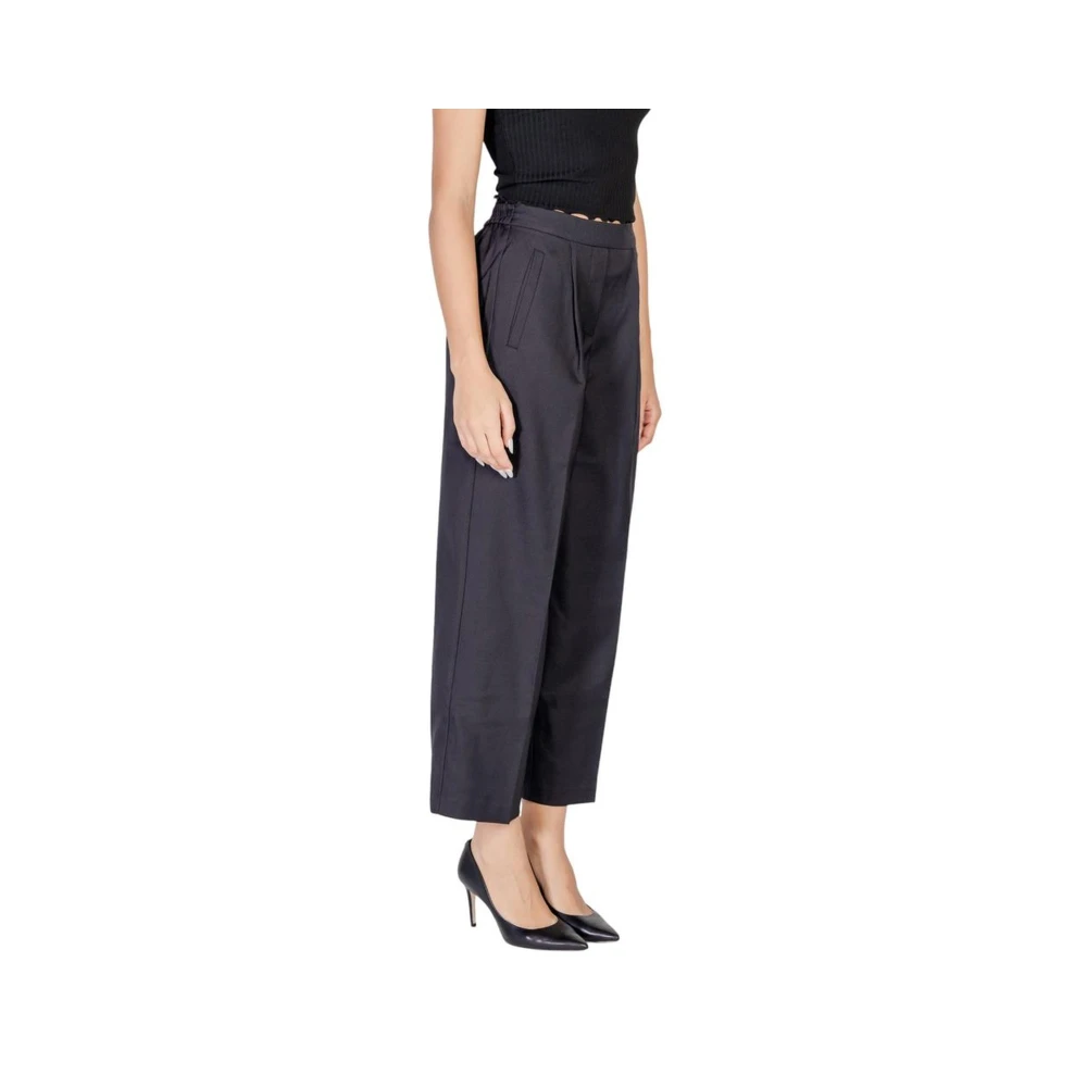 Ichi Stretch Jeans en Broeken Collectie Black Dames