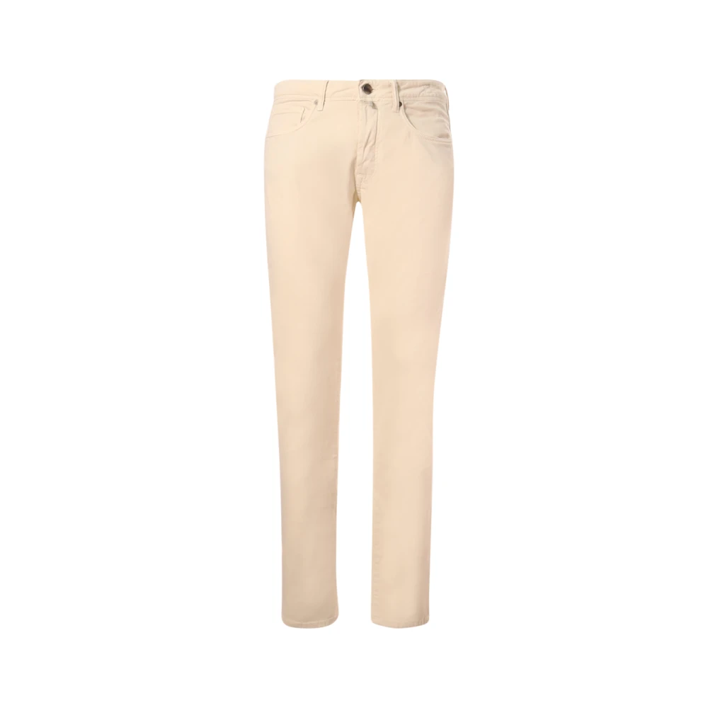Incotex Blauwe Divisie Mascarpone Jeans Beige Heren
