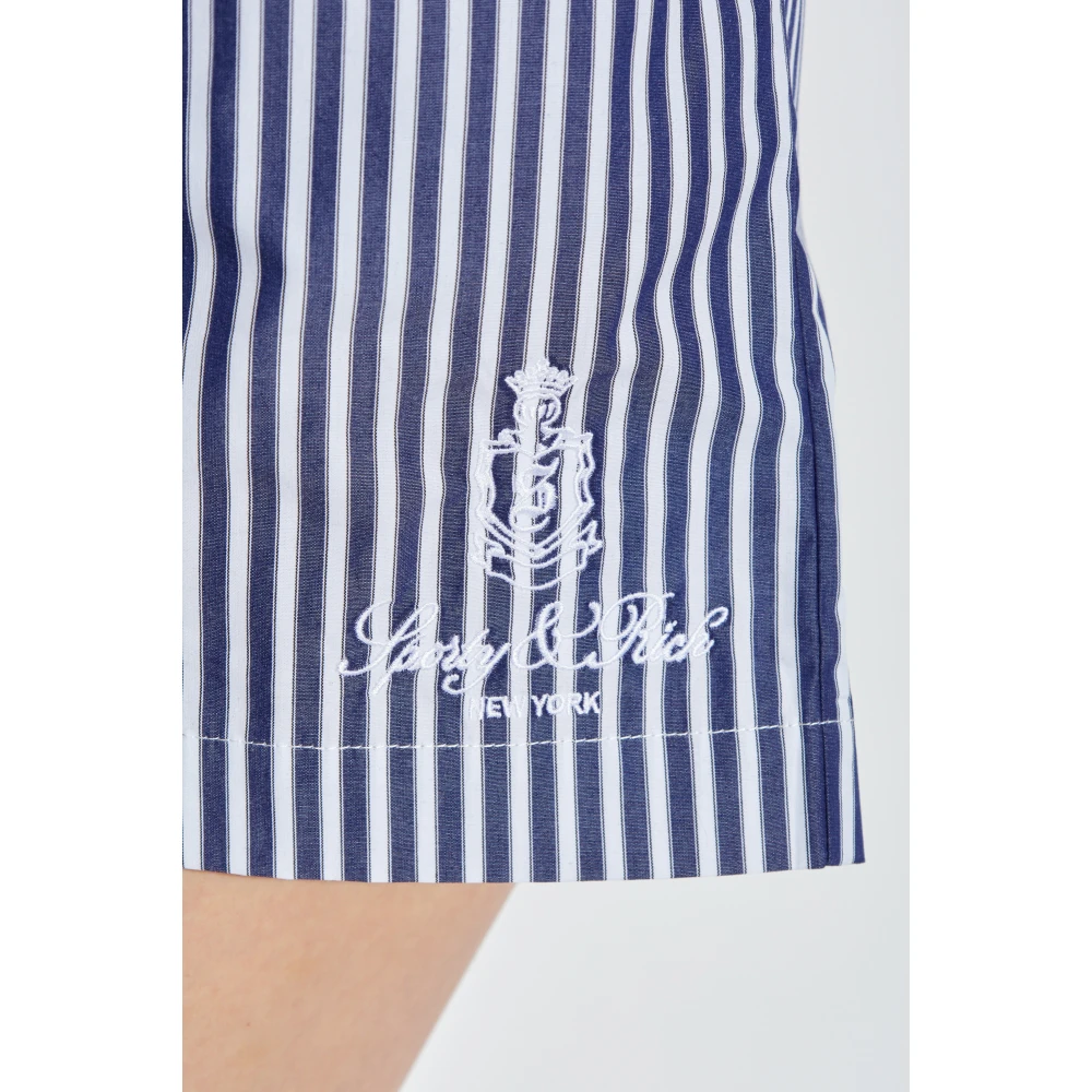 Sporty & Rich Shorts uit de New York-collectie Blue Dames