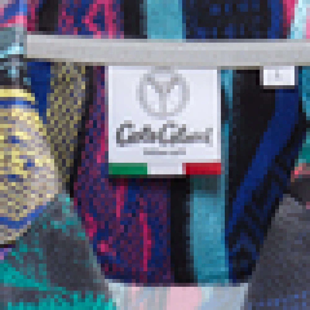 carlo colucci Stijlvol All-Over Print Overhemd Multicolor Heren