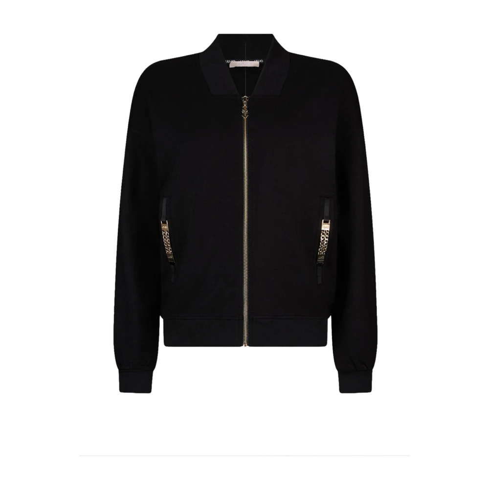 Liu Jo Mujer Negro Sudaderas, Talla: S