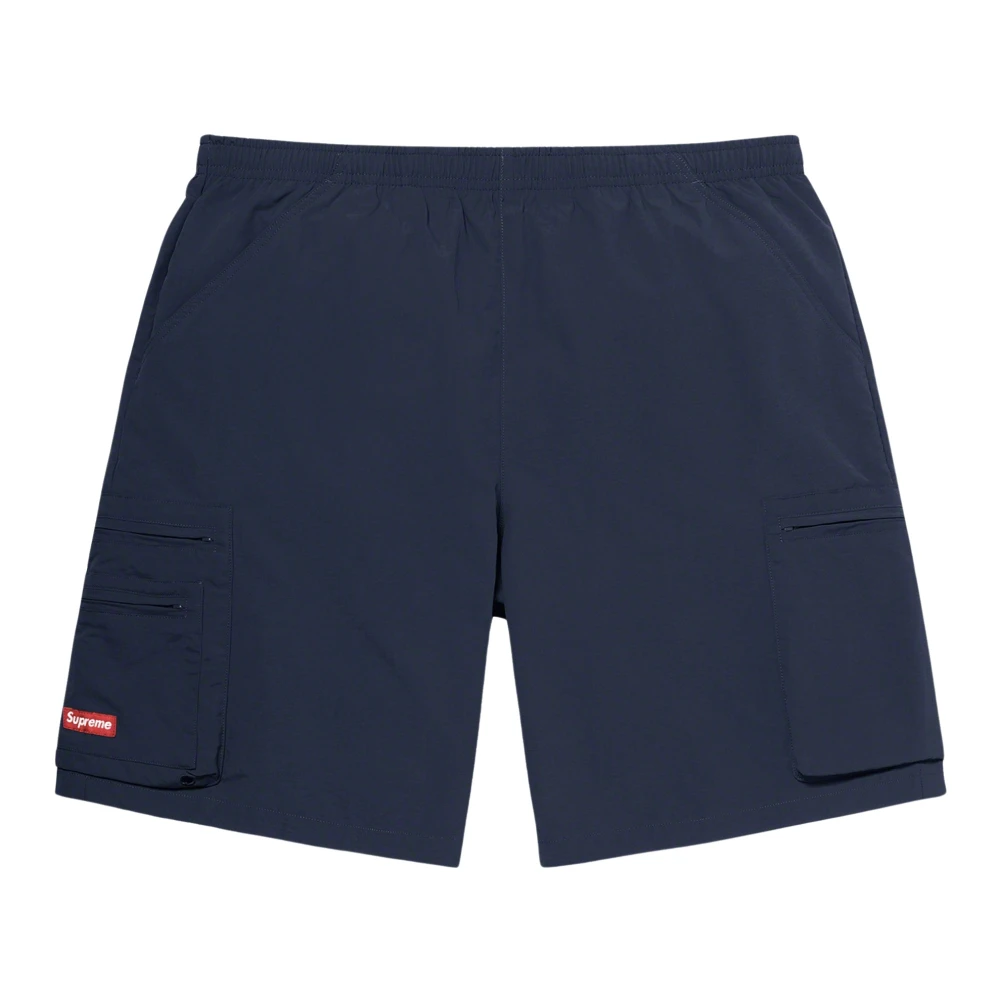 Supreme Navy Cargo Zwemshorts Limited Edition Blue Heren