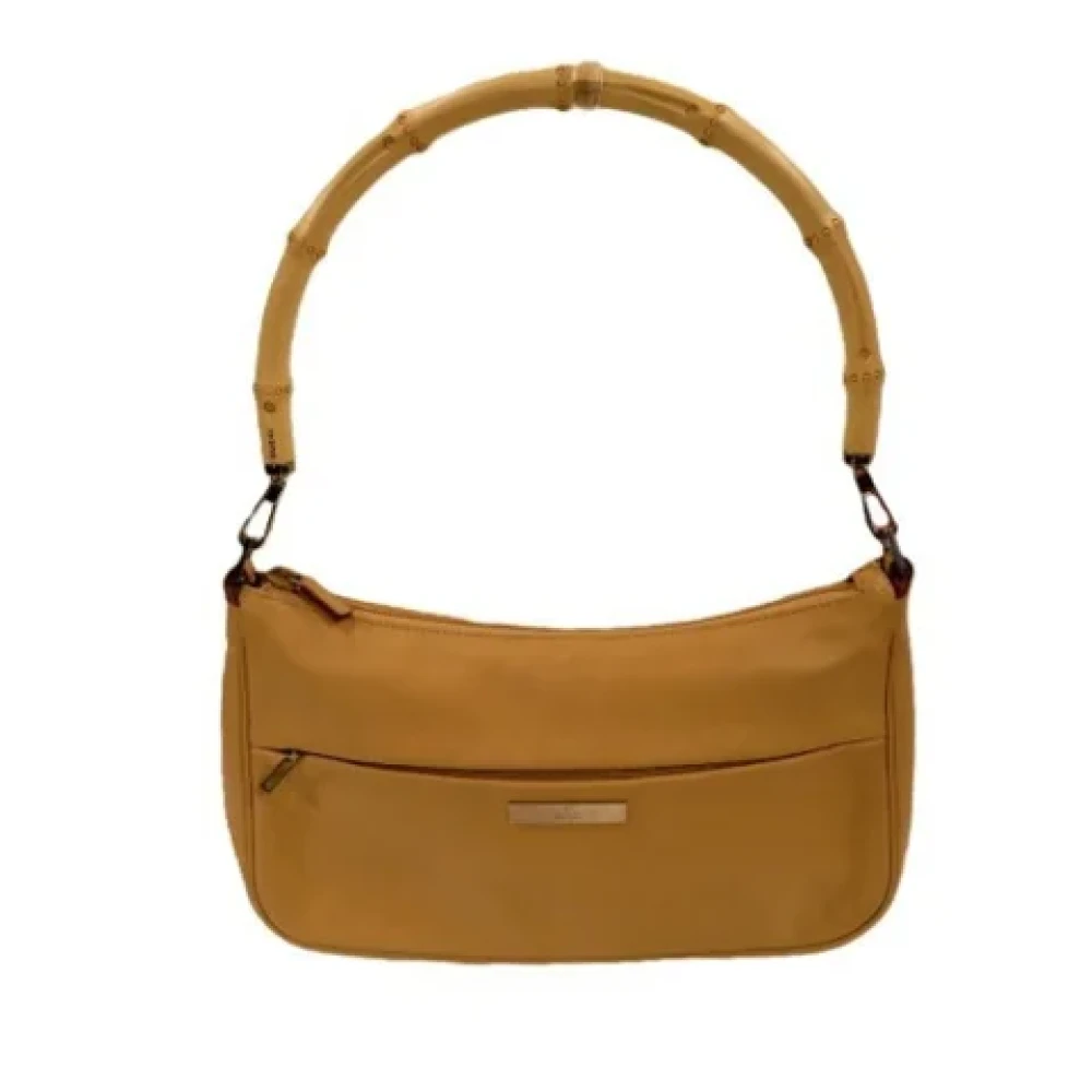Gucci Vintage Pre-owned Leather handbags Beige Dames