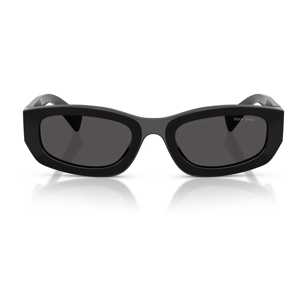Miu Miu Women's Black Oval Dark Grey Mub04s - Image 7