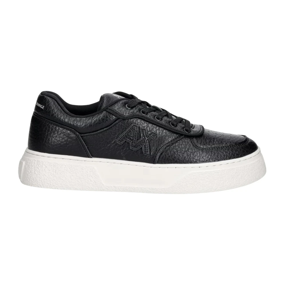 Armani Exchange - Low-Profile Platform Sneakers - Shoes - Herren - Schwarzk - 41 Eu - Bild 4