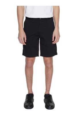 black-cotton-shorts-with-zip-fastening