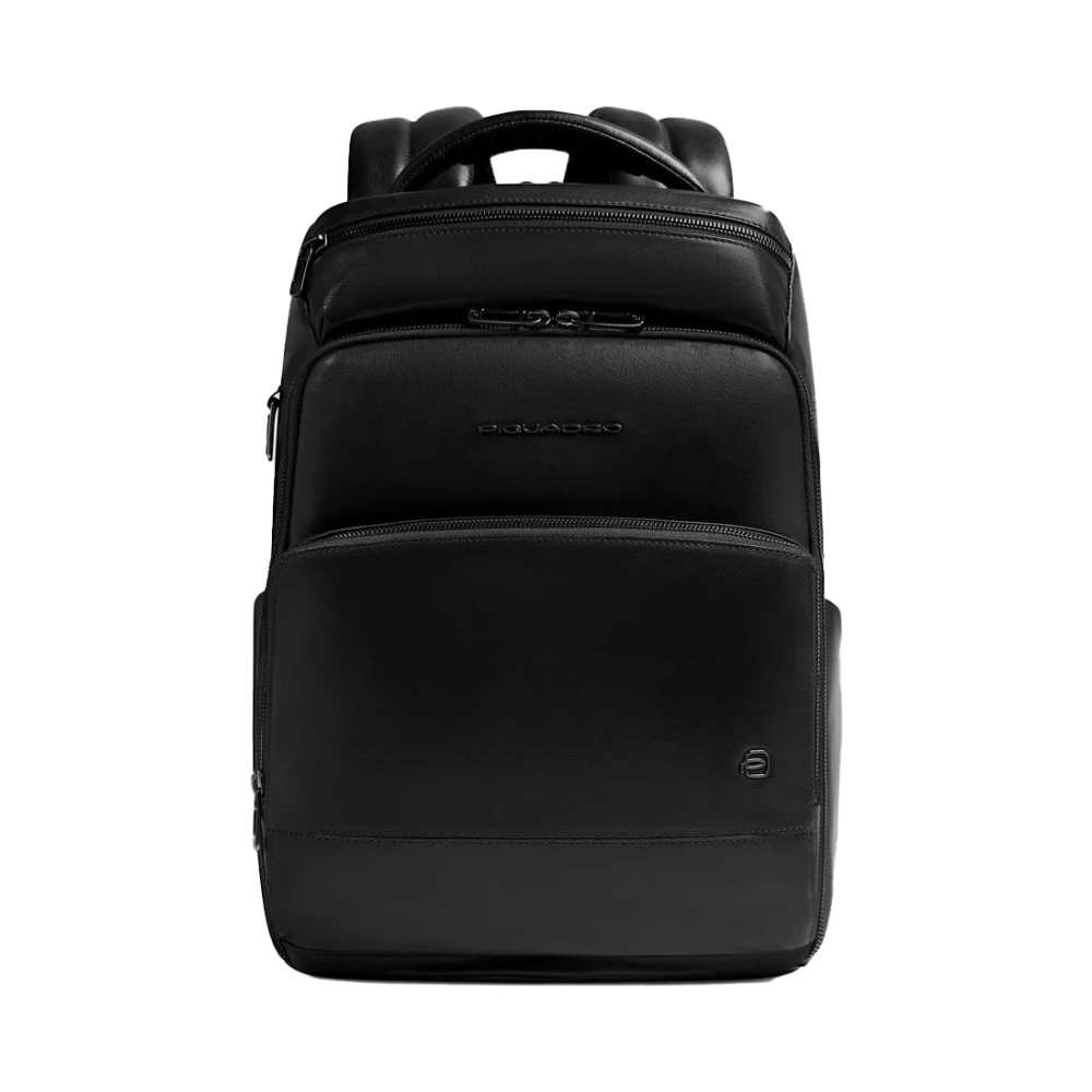 Piquadro Homme Noir Sacs, Taille: One Size Sac À Dos Pour Ordinateur Portable Personnalisable 14"