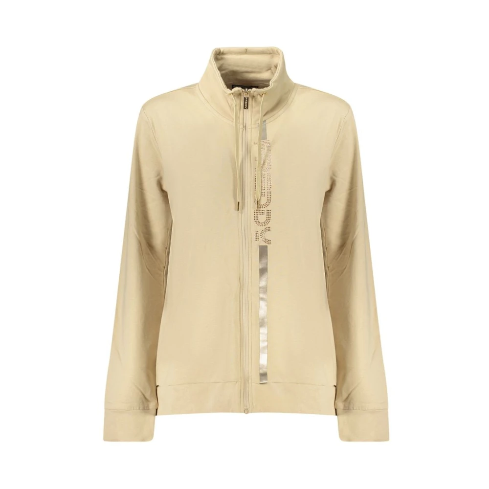 Freddy Women's Beige Zip-Through Sweatshirt - Zip-Throughs - S - Sweatshirts & Hoodies