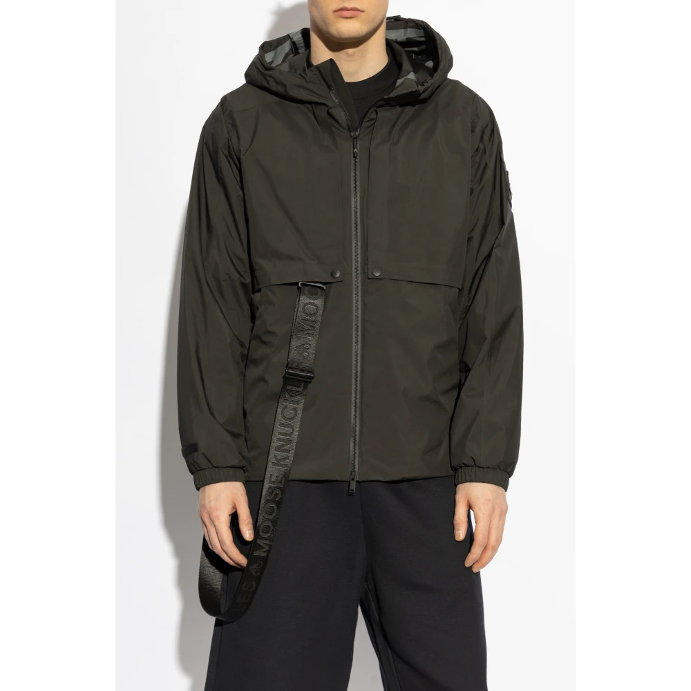 Moose Knuckles Jas met capuchon Black Heren