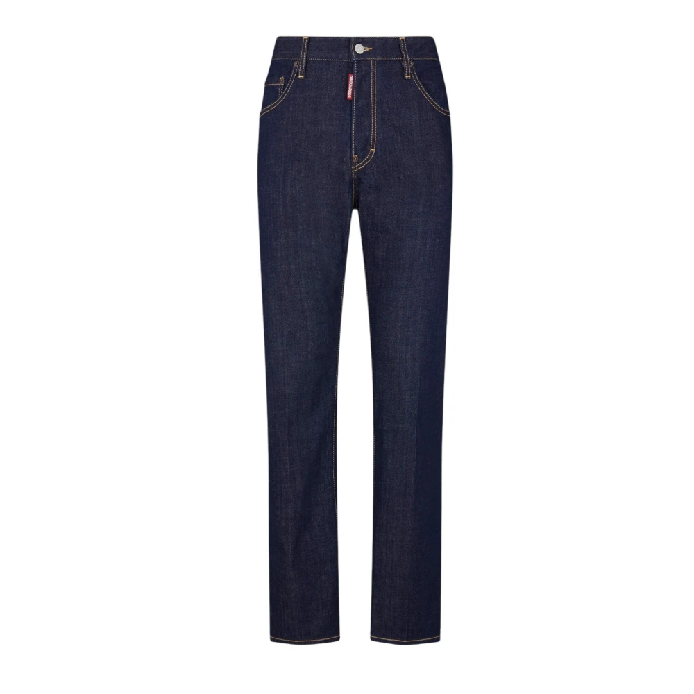 Dsquared2 Donkere Spoelwas Denim Jeans Blue Heren