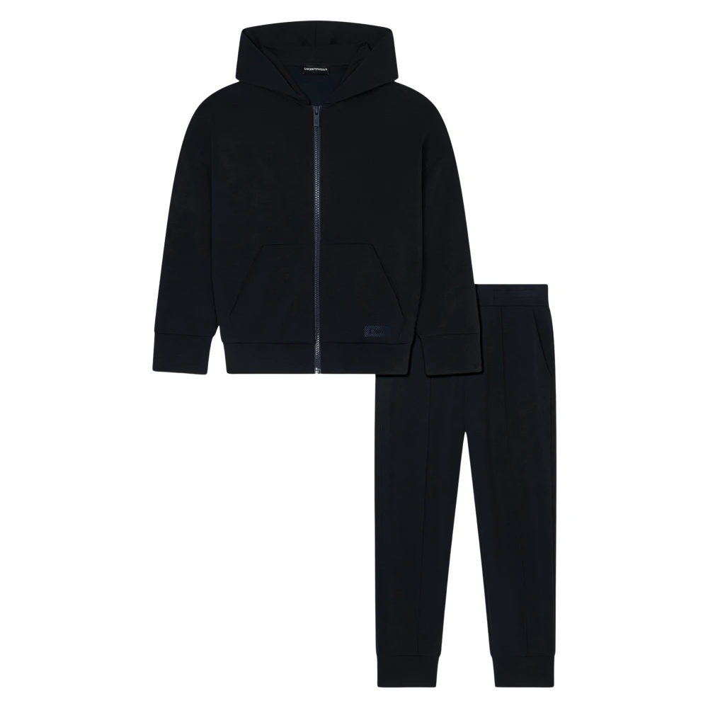 Emporio Armani Boys Blue Logo Tracksuit - Kids Sport Sets - 5 Y - Kids