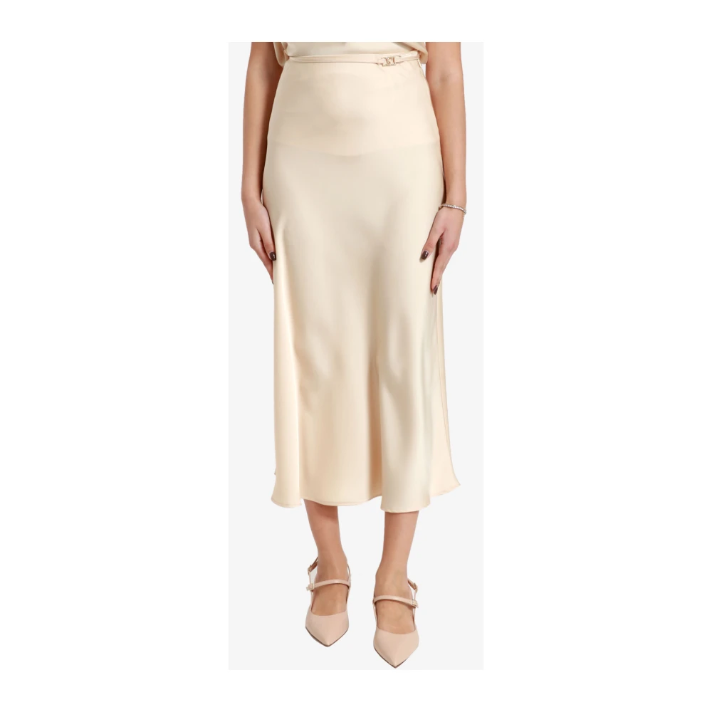 Simona Corsellini Midi Skirts Beige Dames