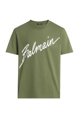 Tryckt signatur-T-shirt