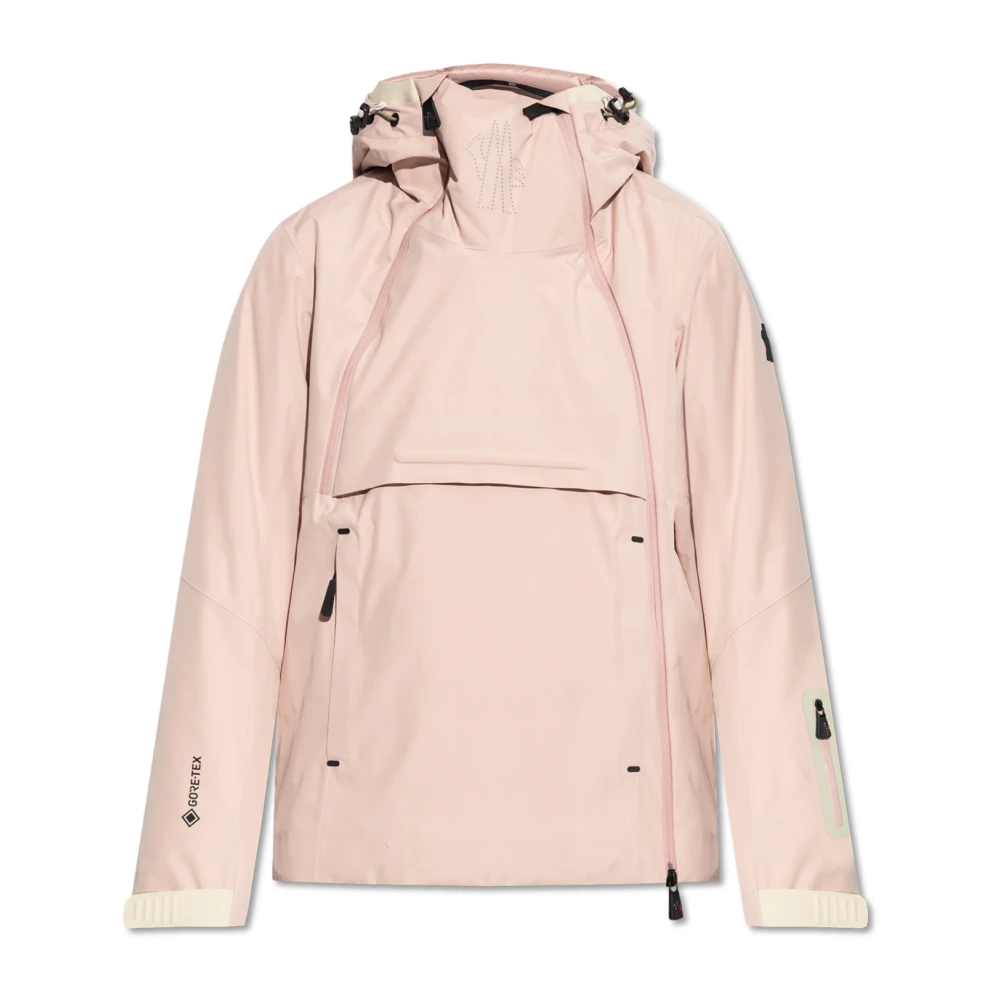 Moncler Gore-Tex Gewatteerde Ski Jas Pink Dames