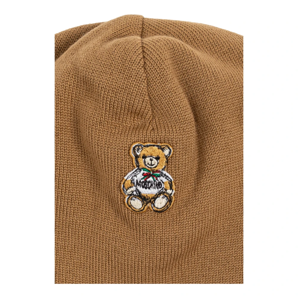 Moschino Wollen muts Brown Heren