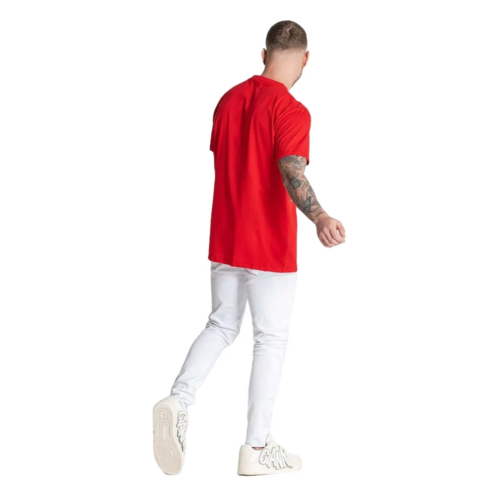 Gianni Kavanagh Engel T-shirt Red Heren