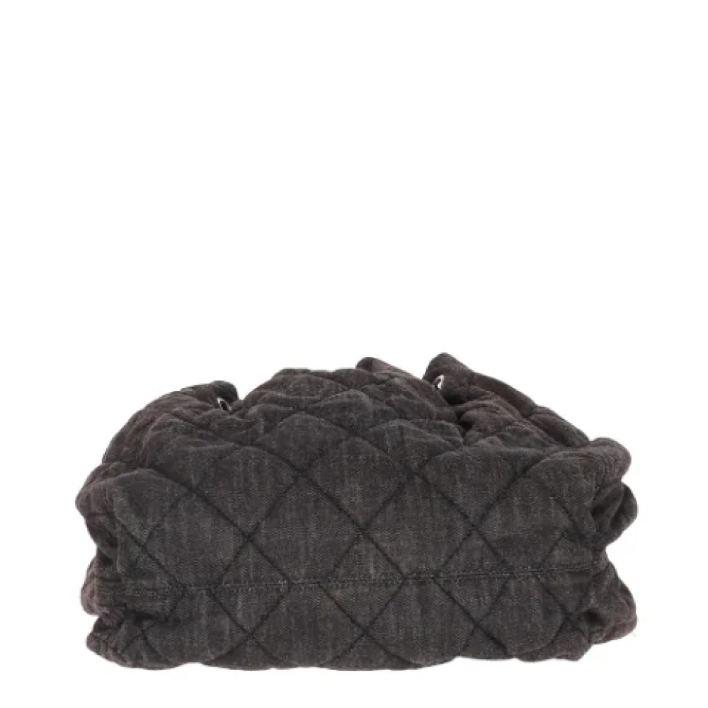 Chanel Vintage Pre-owned Denim chanel-bags Brown Dames