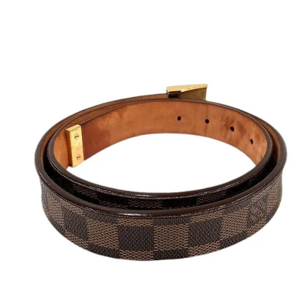 Louis Vuitton Vintage Pre-owned Canvas belts Brown Dames