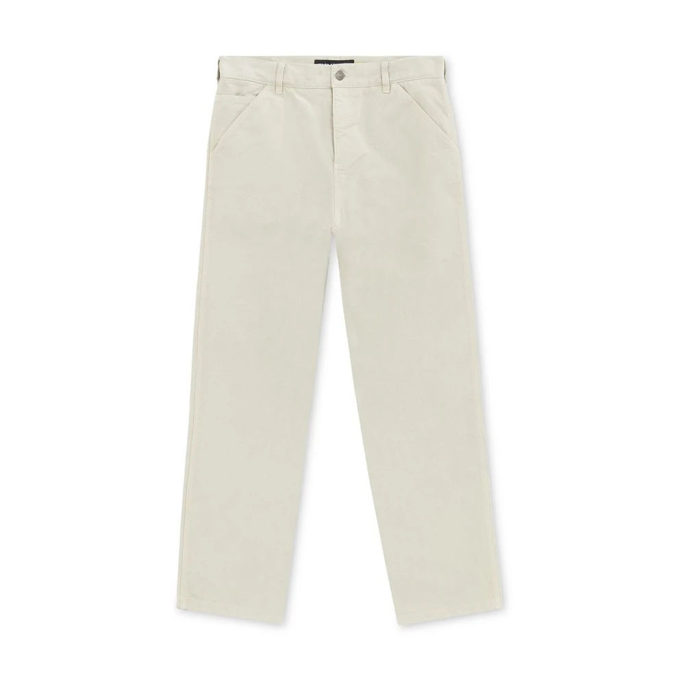 Iuter Beige Katoenen Werkbroek Beige Heren