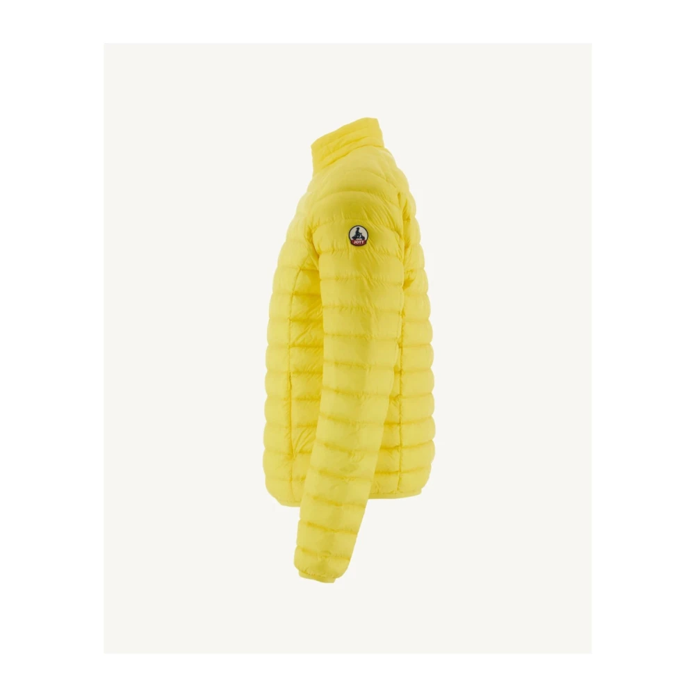 Jott Lichte getailleerde donsjack Geel Yellow Heren