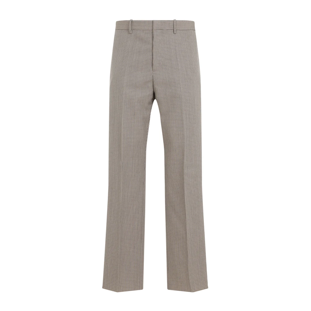 Jil Sander Grijze Wollen Broek Stijlvol Comfortabel Gray Heren