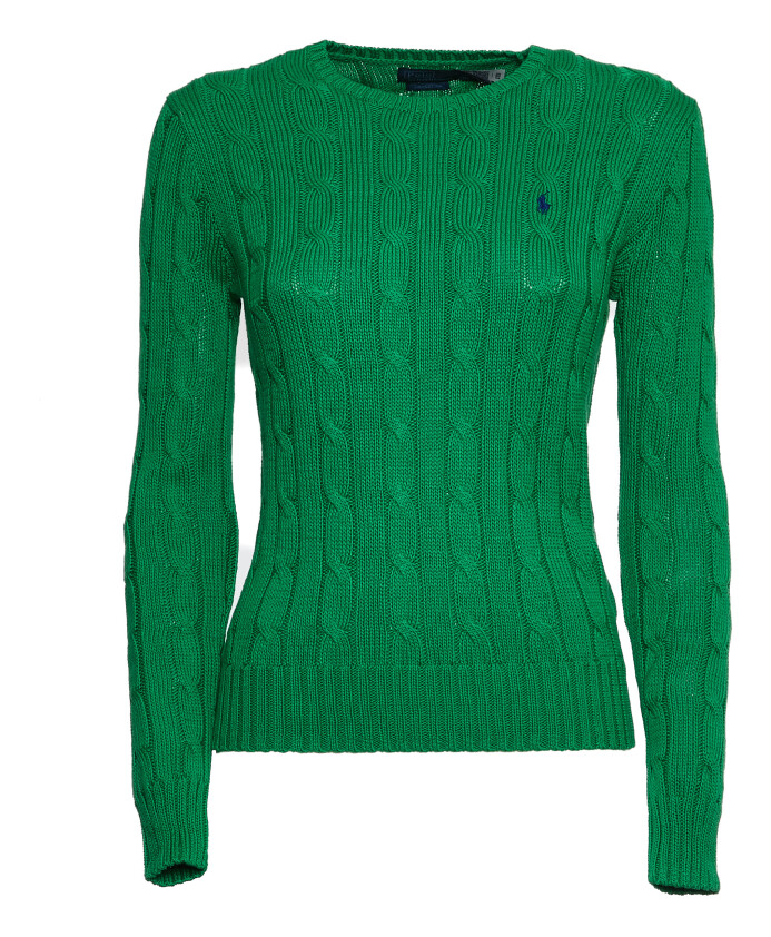 green-preppy-sweater-with-embroidered-pony