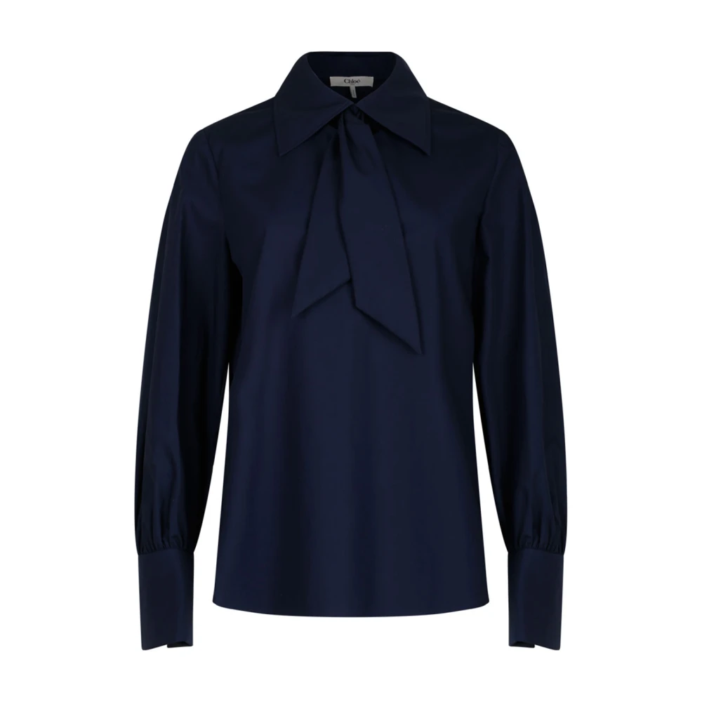 Chloé Stijlvolle Overhemden Collectie Blue Dames