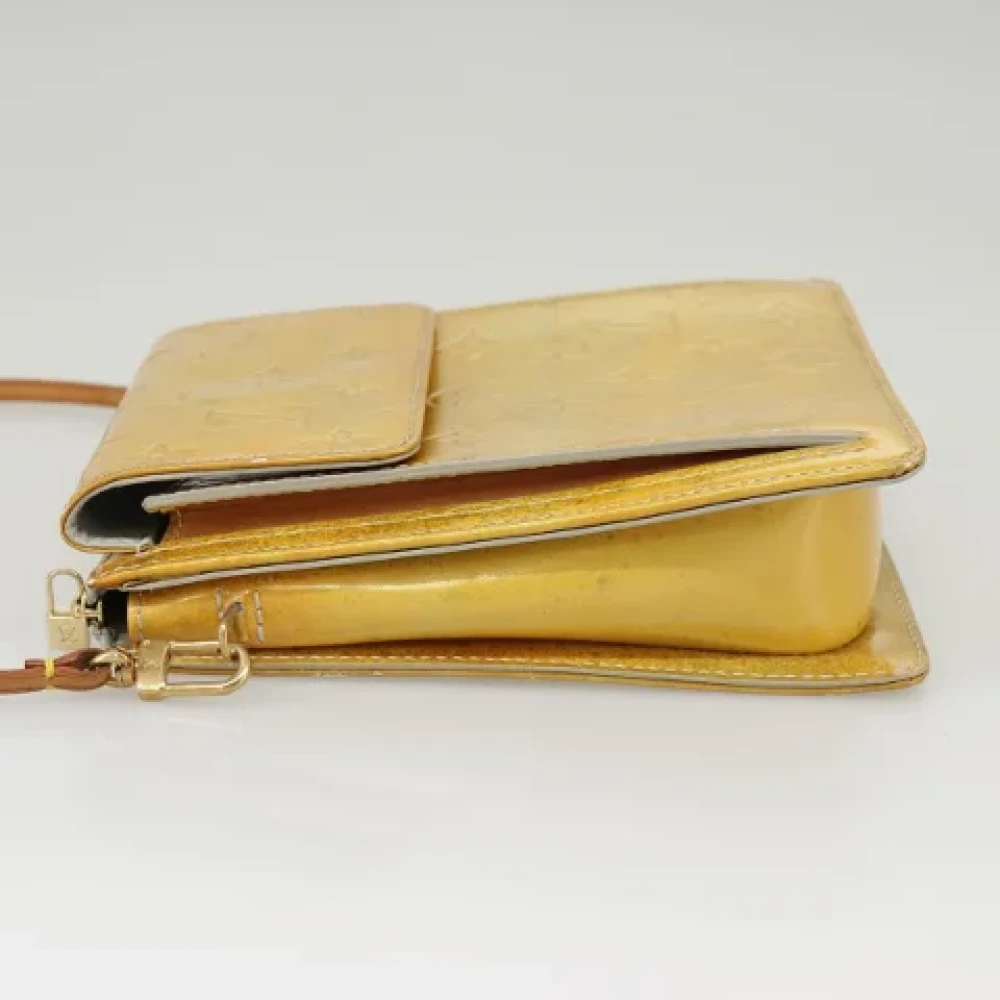 Louis Vuitton Vintage Pre-owned Leather louis-vuitton-bags Yellow Dames