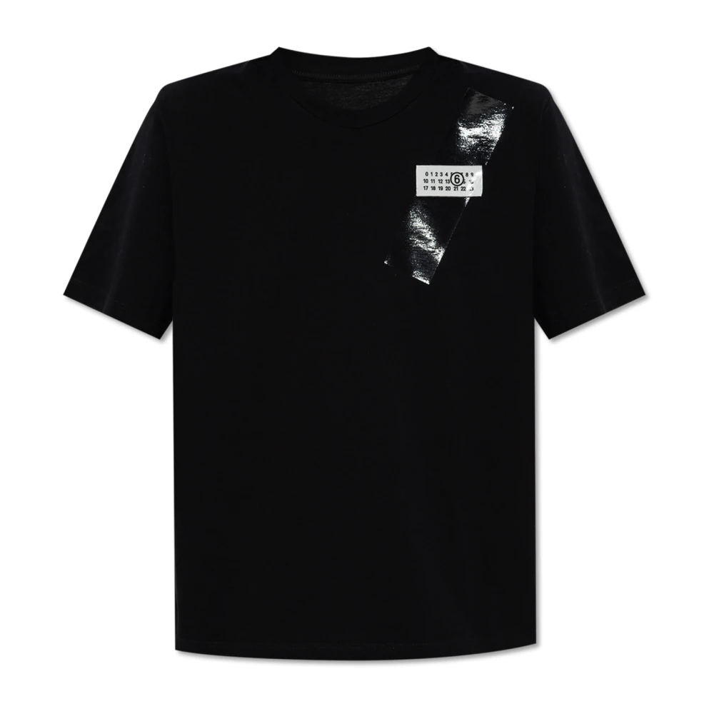 MM6 Maison Margiela T-shirt met print Black Dames