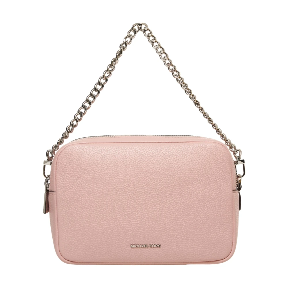 Michael Kors Roze Leren Crossbody Tas Pink Dames