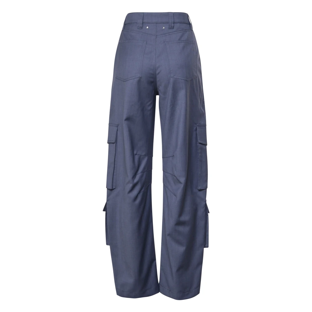 Golden Goose Cargo Broek met Zakken Blue Dames