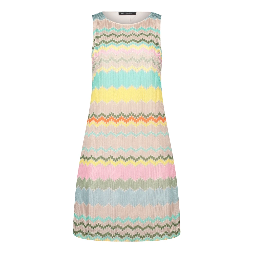 Betty Barclay Kanten Mouwloze Jurk Elegant Vrouwelijke Stijl Multicolor Dames